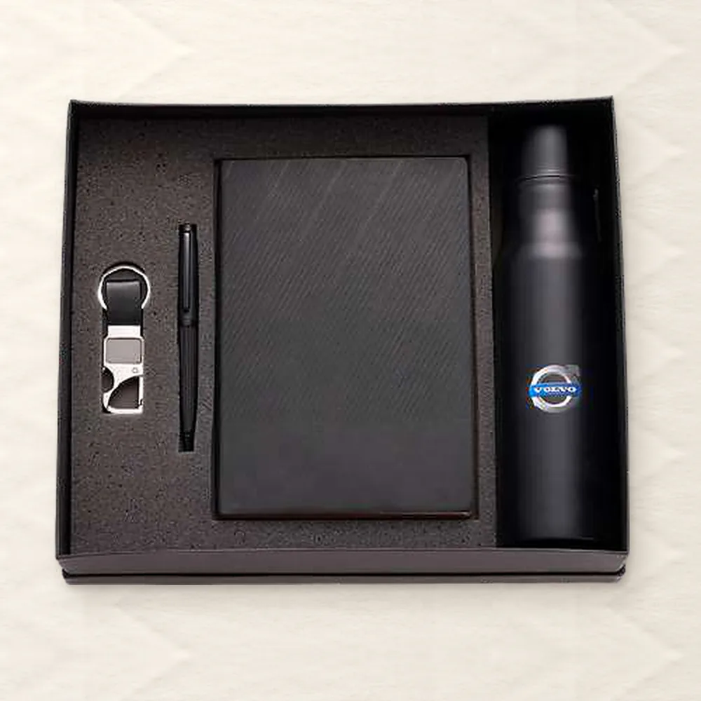 Corporate Gift Set — 4-piece Premium, Black (PIX-CS-4222)