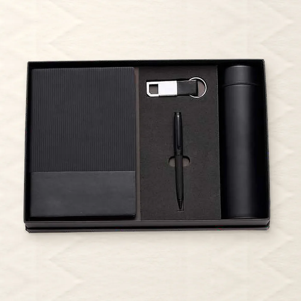 Corporate Gift Set — 4-piece Premium, Black (PIX-CS-4223)