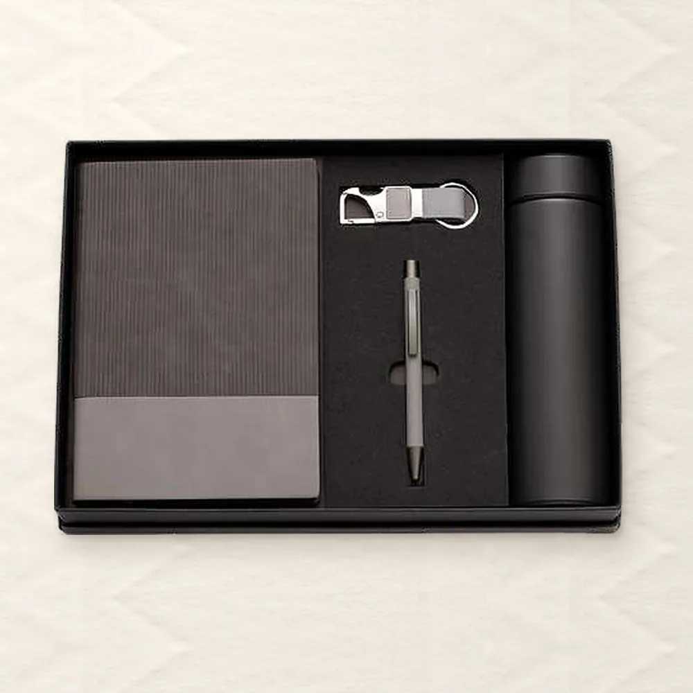 Corporate Gift Set — 4-piece Premium, Grey Grey (PIX-CS-4226)