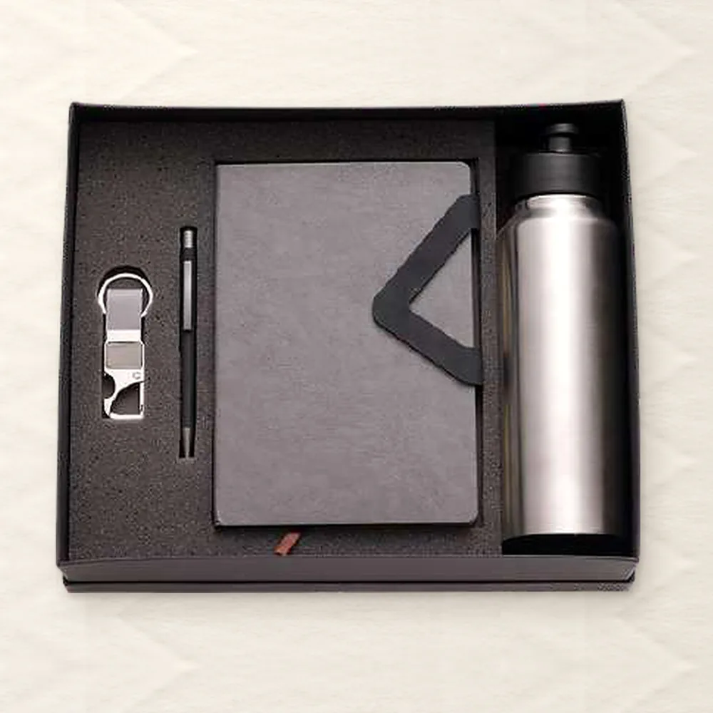 Corporate Gift Set — 4-piece Premium, Grey (PIX-CS-4227)