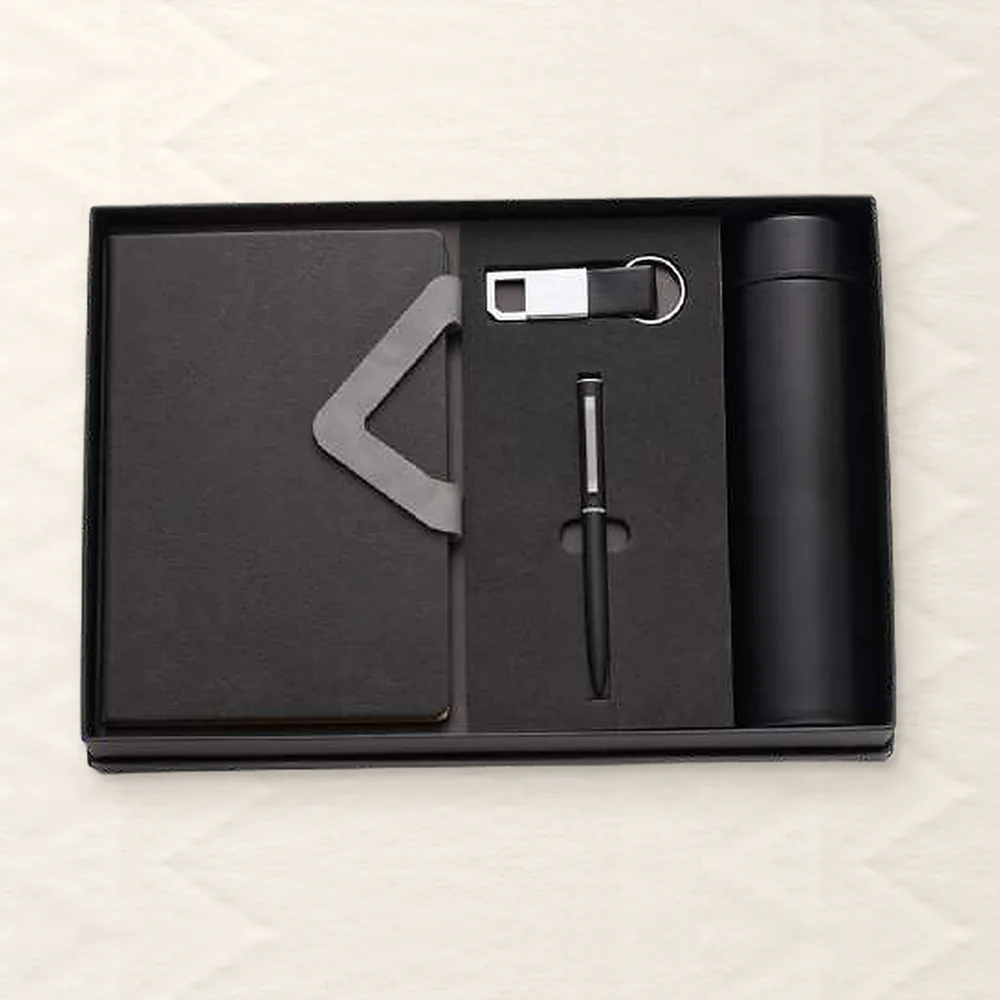 Corporate Gift Set — 4-piece Premium, Black (PIX-CS-4231)