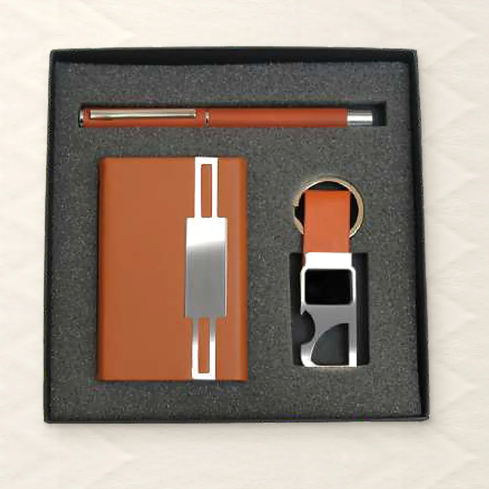 Corporate Gift Set — Value, Brown (PIX-CS-464)