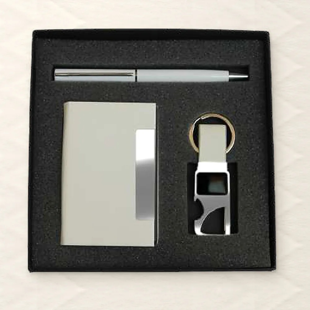 Corporate Gift Set — Value, White (PIX-CS-470)