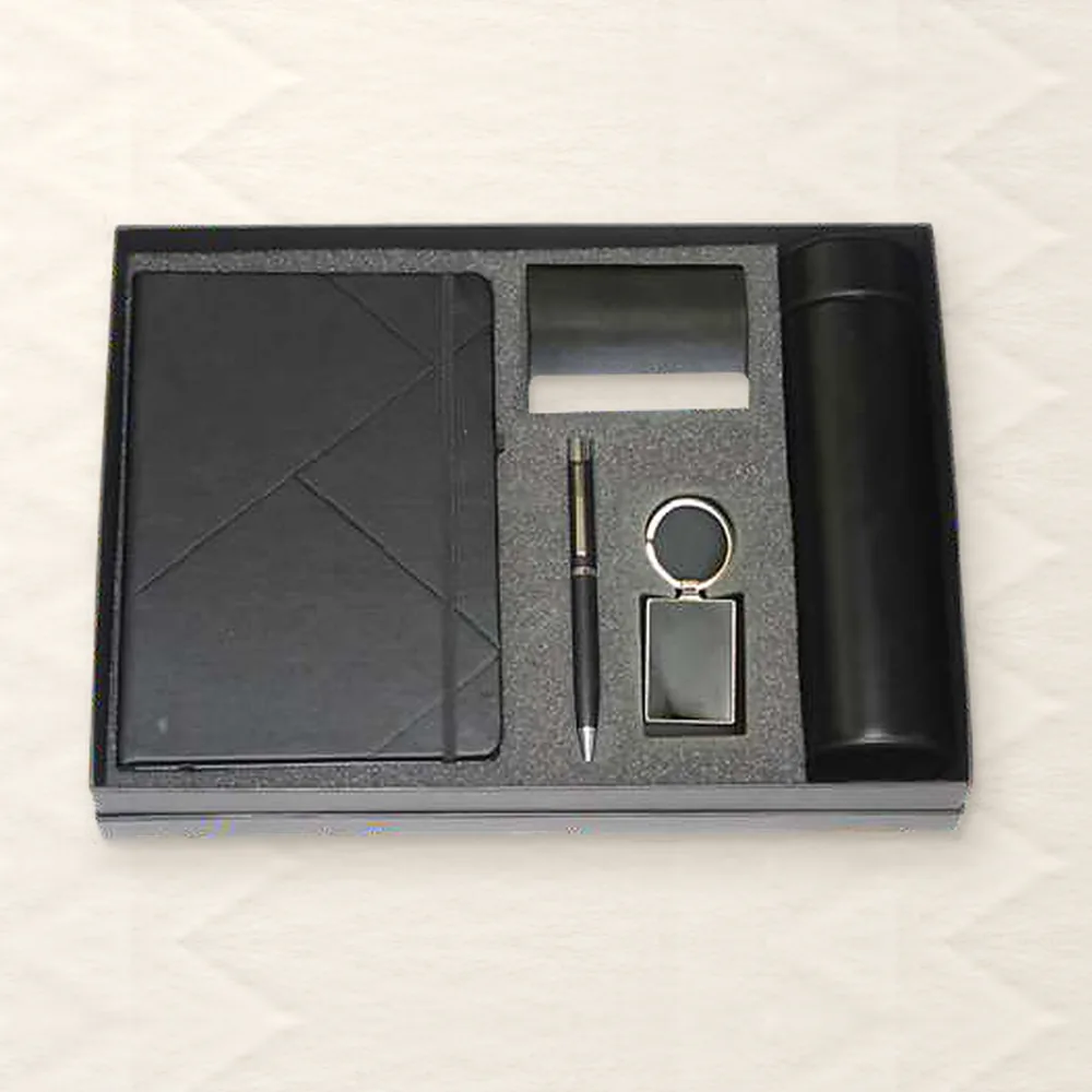 Corporate Gift Set — 5-piece, Black (PIX-CS-5104)