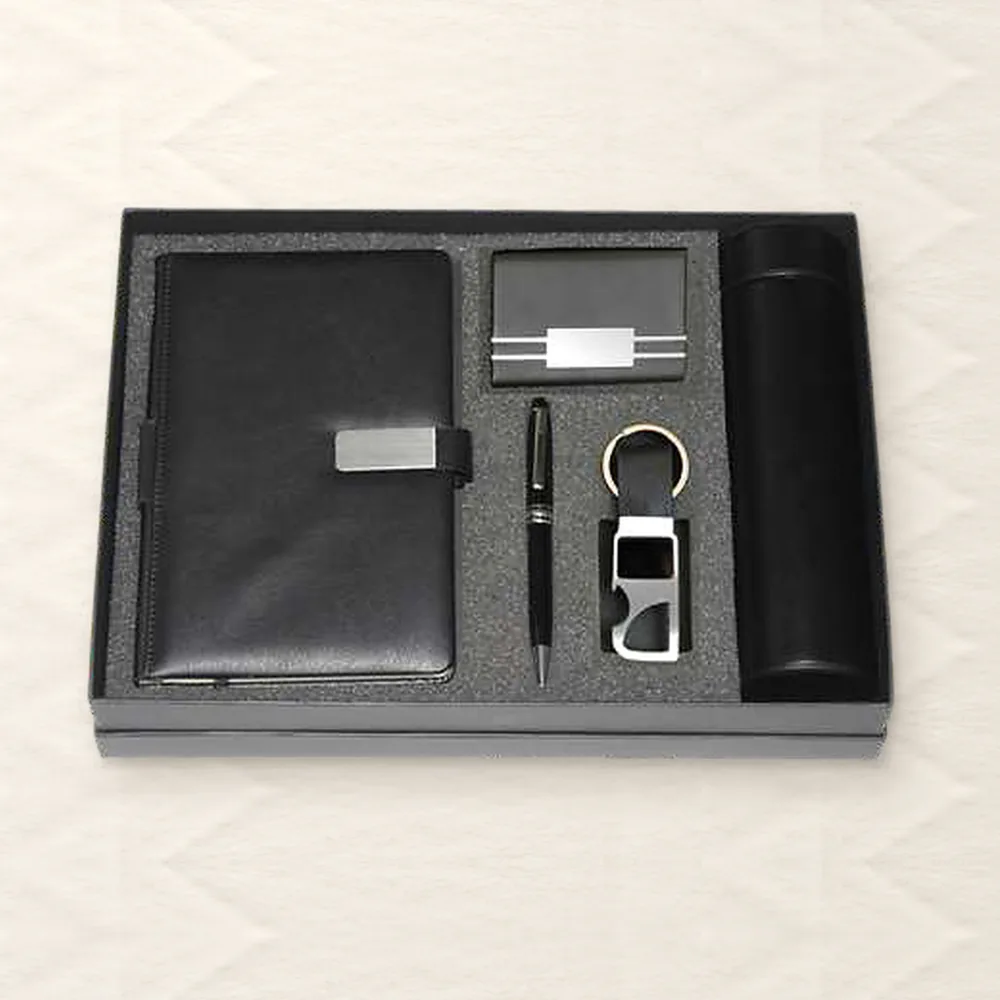 Corporate Gift Set — 5-piece, Black (PIX-CS-5105)