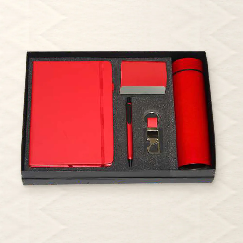 Corporate Gift Set — 5-piece, Red (PIX-CS-5113)
