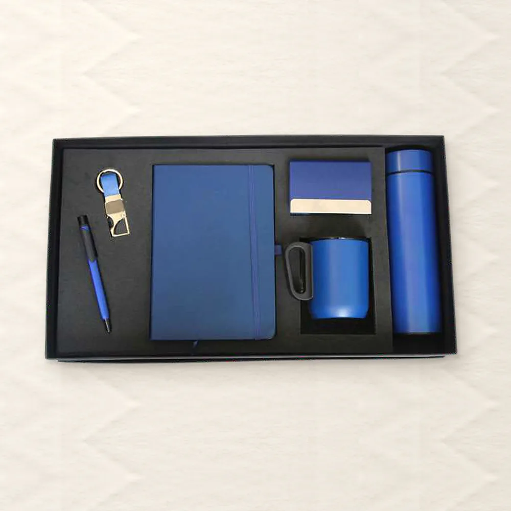 Corporate Gift Set — 6-piece Premium, Blue (PIX-CS-6108)