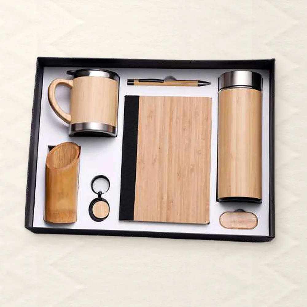 Corporate Gift Set — Top-end, Bamboo (PIX-CS-7101)