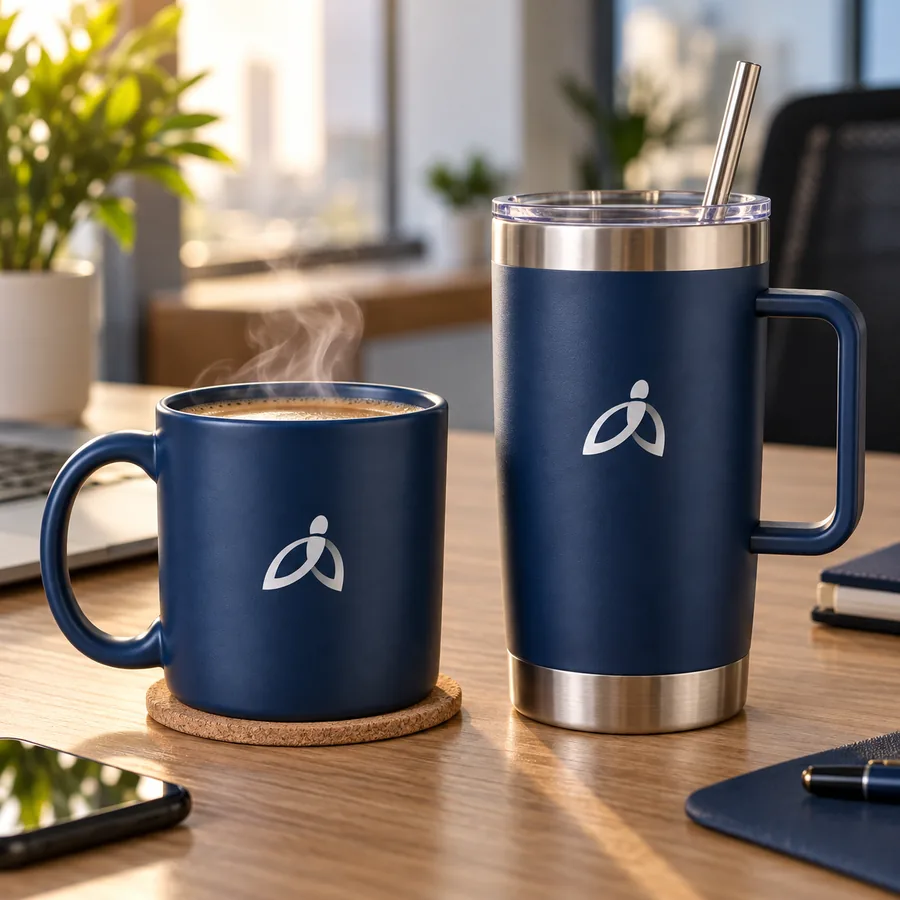Drinkware — custom branded with your logo