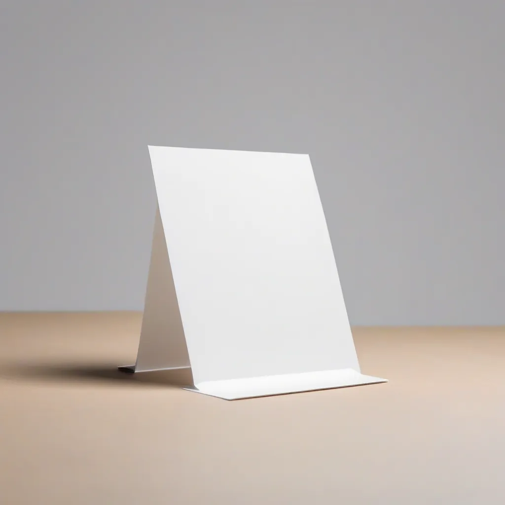 Tabletop standee printing Bangalore — A4 A3 counter display from Rs.750 — Printigly