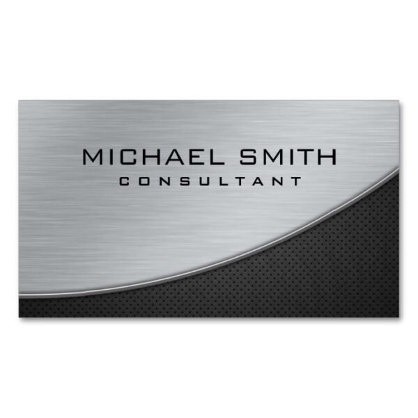 Silver Metallic Visiting Cards