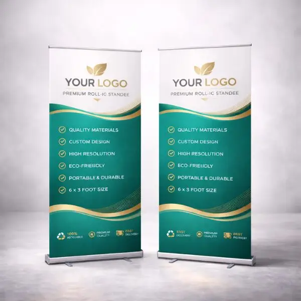 Custom Roll Up Standees (6X3)