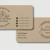 Kraft Paper Business Cards ( Eco-Friendly )