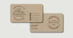 Kraft Paper Business Cards ( Eco-Friendly )