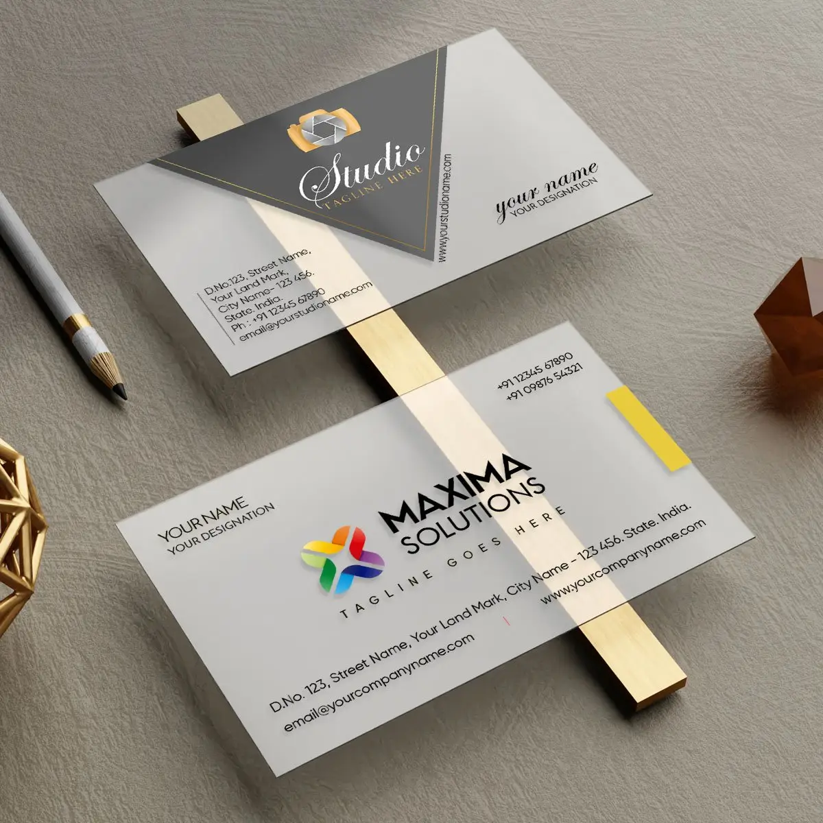 Transparent  Visiting Cards – Business Card Printing Bangalore