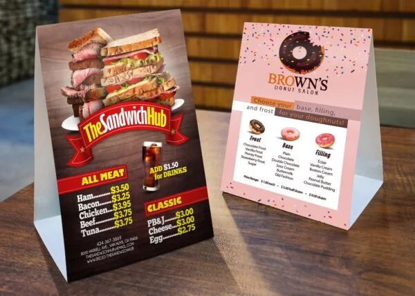 Tent Cards