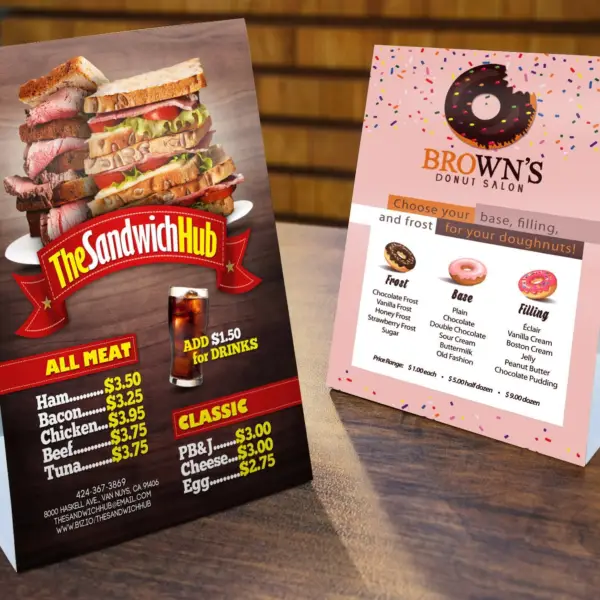 Tent Cards