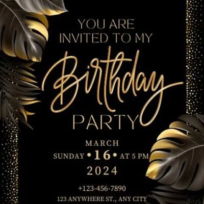 Custom Birthday Invitation Cards