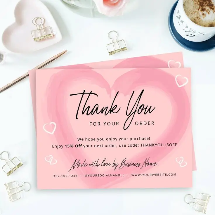 Custom Thank You Cards