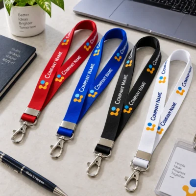 Custom printed lanyards with logo - Printigly Bangalore
