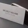 Needle Point Textured Business Cards
