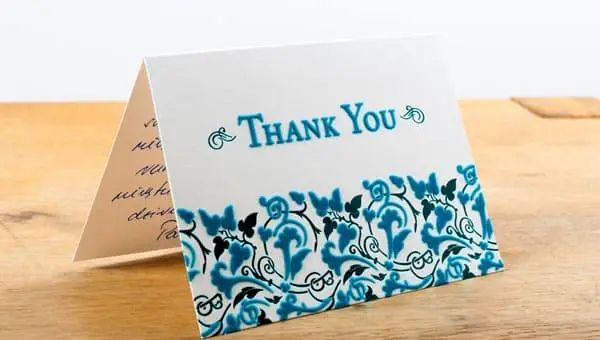 Custom Thank You Cards