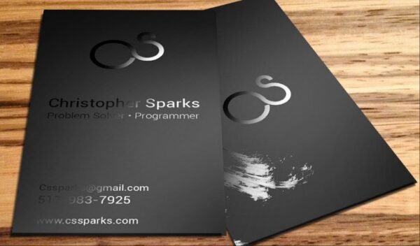 Spot UV Visiting Cards