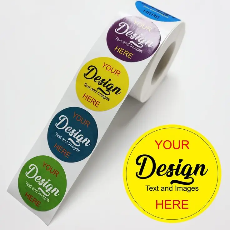 Custom Circle Stickers Printing Service