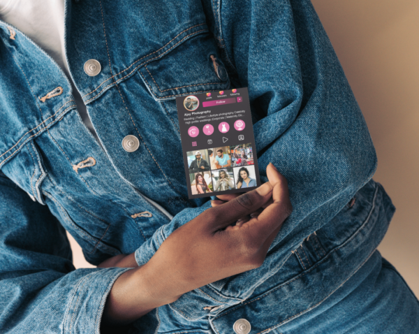 Instagram visiting card