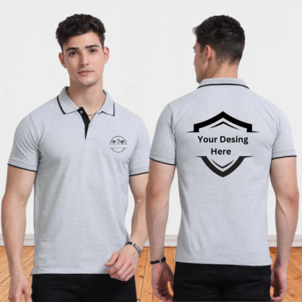 Premium Grey Polo T-Shirts for Men – Perfect Casual Wear