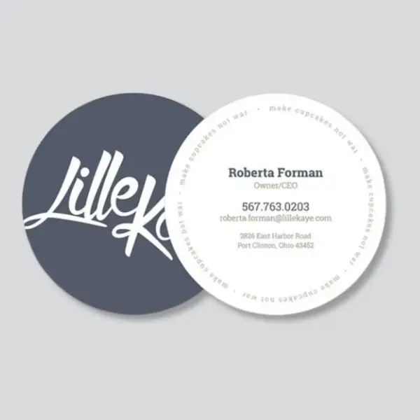 Circle Visiting Cards