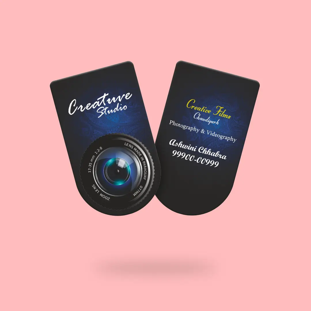 U Shape Business Cards – Business Card Printing Bangalore