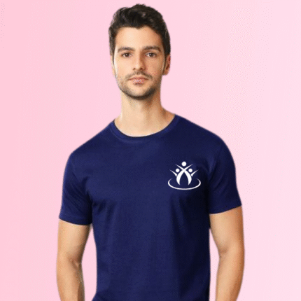 Polo Round Neck T-Shirts navy blue