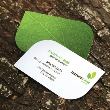 Leaf Visiting Cards Printing