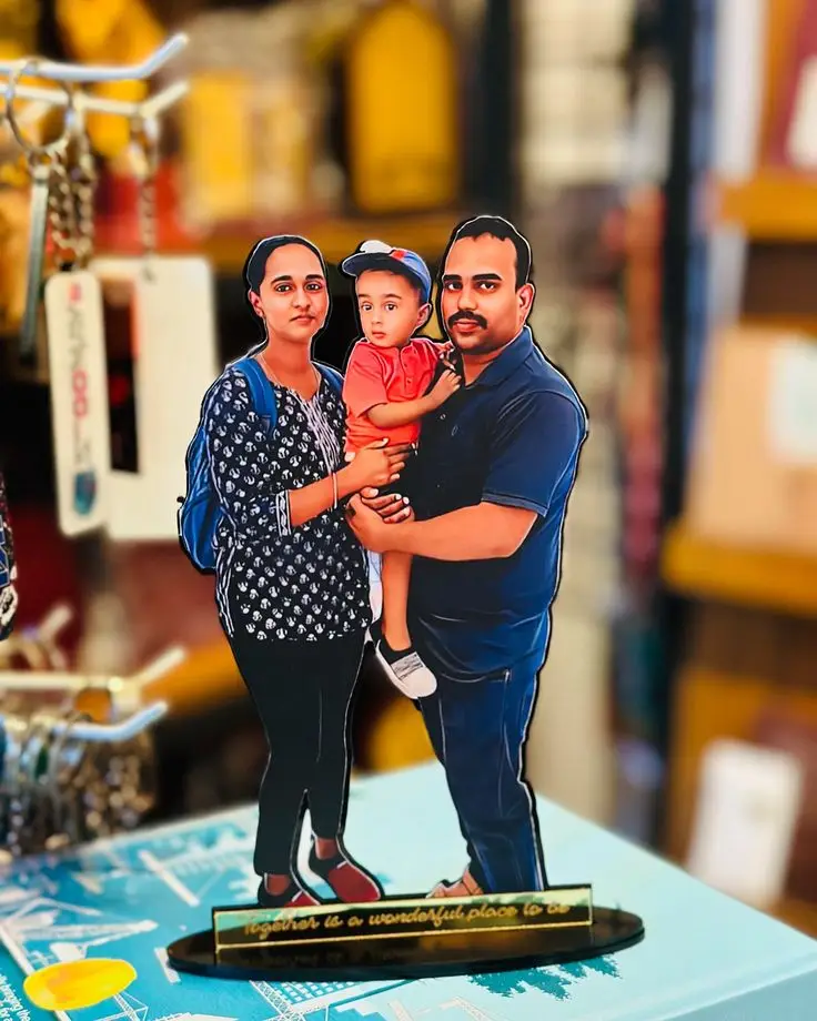 Personalized Love Story Caricature