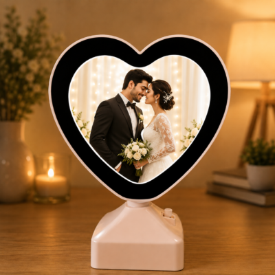 Magic Mirror with Photo | 3D LED Light | Same-Day Delivery – Personalized Gifts Bangalore