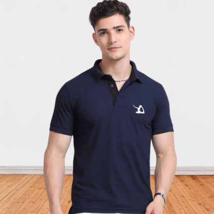 Premium Navy Blue Polo T-Shirts