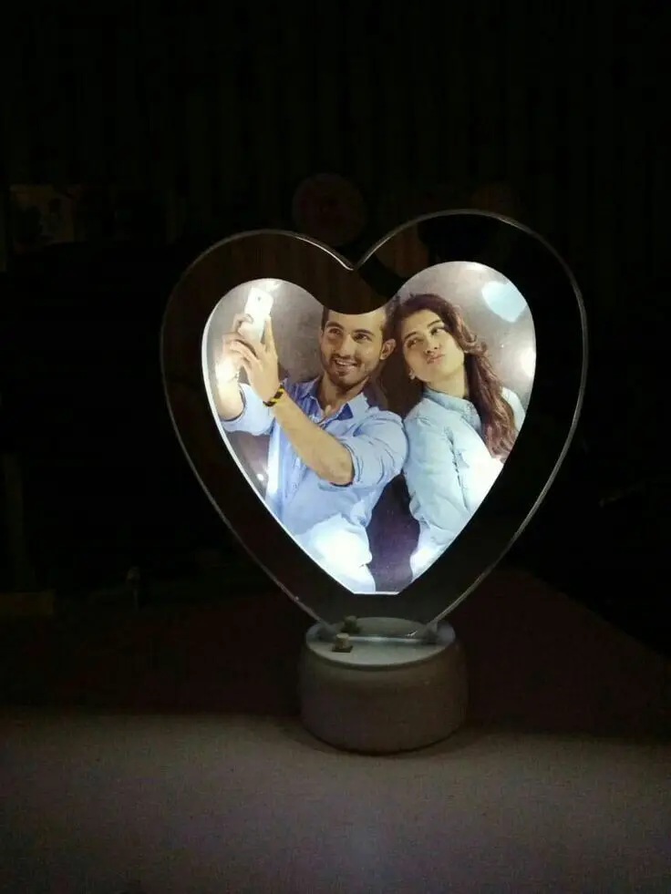 Magic Mirror with Photo | 3D LED Light | Same-Day Delivery