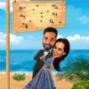 Personalized Love Story Caricature