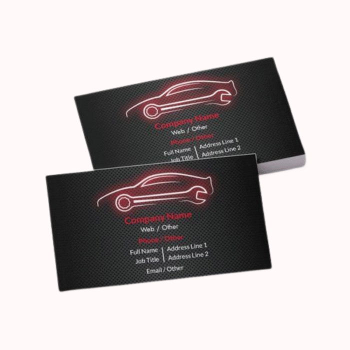 Die-cut custom shape business cards printing Bangalore