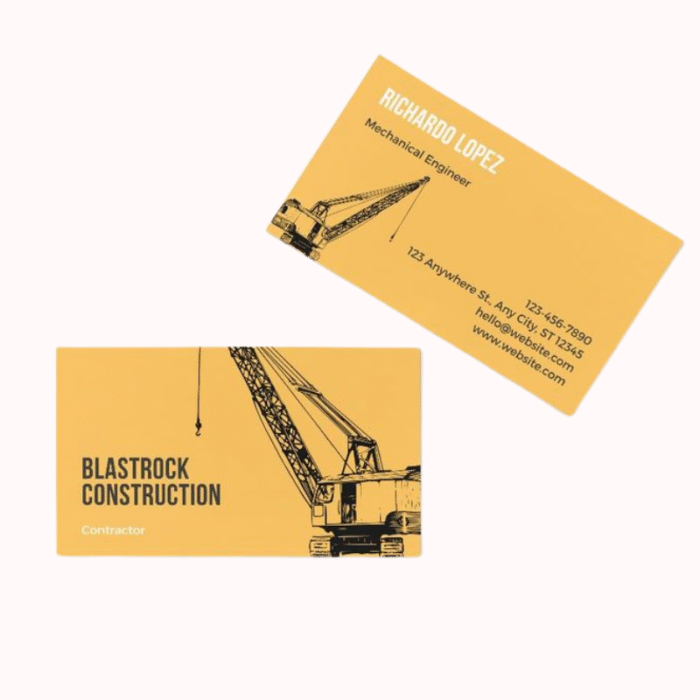 Automobile dealer visiting cards design Bangalore