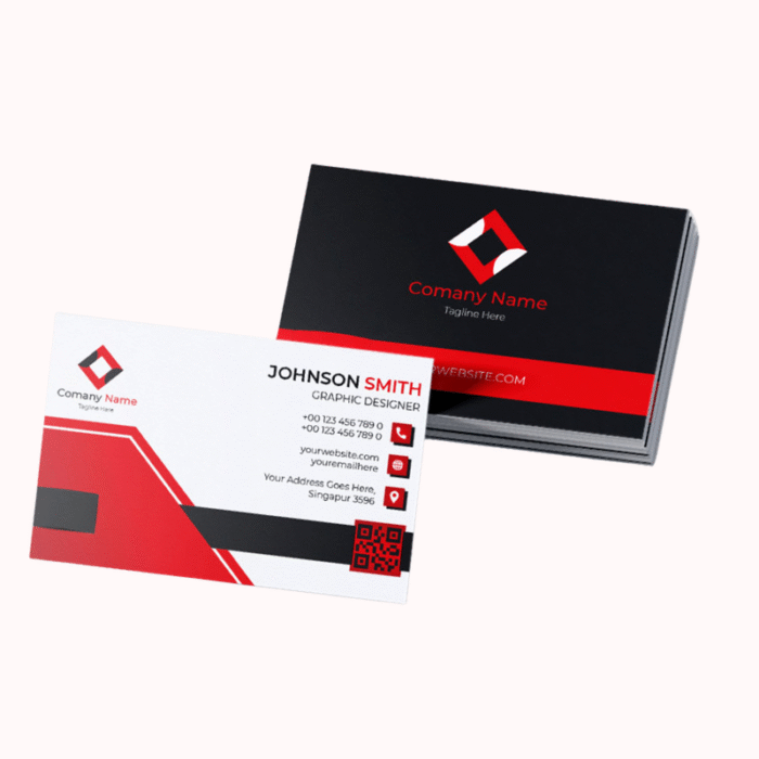 Construction contractor business cards design Bangalore