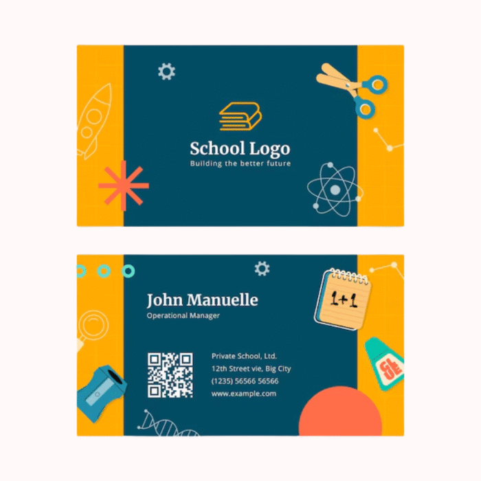 Corporate professional visiting cards design Bangalore