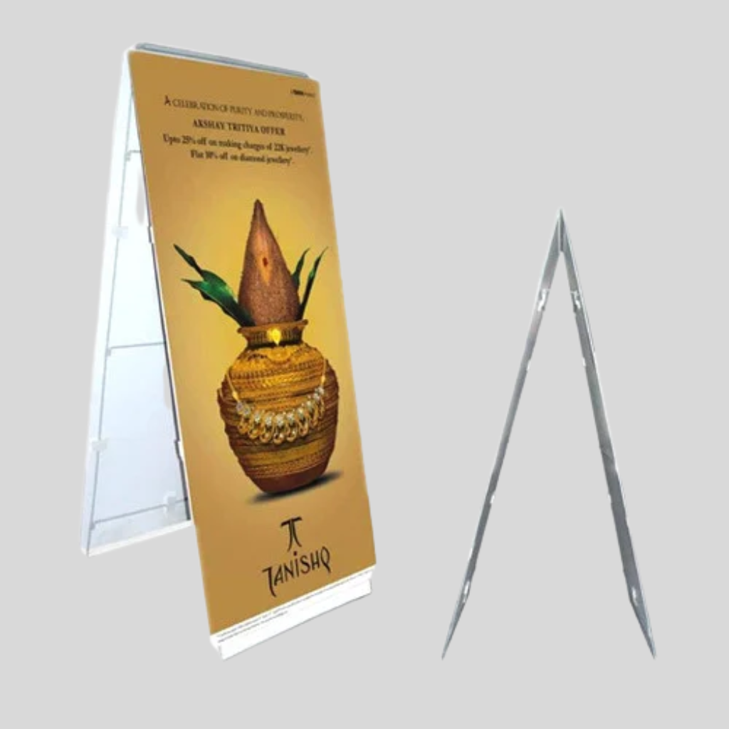 Triangle Base Rollup Standees