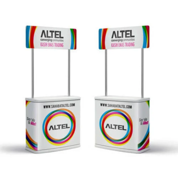 PVC promotional table stands