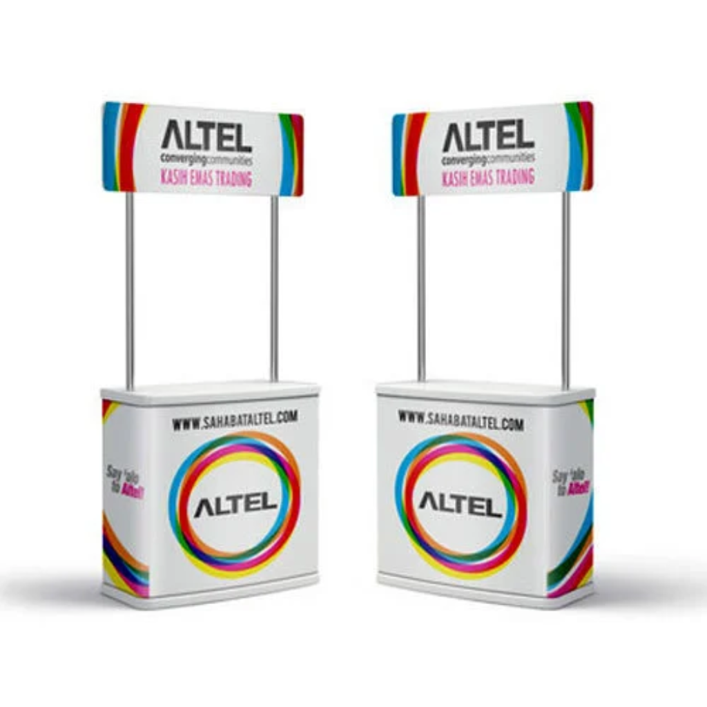 PVC promotional table stands