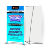 Custom V Banner Stands for Promotions