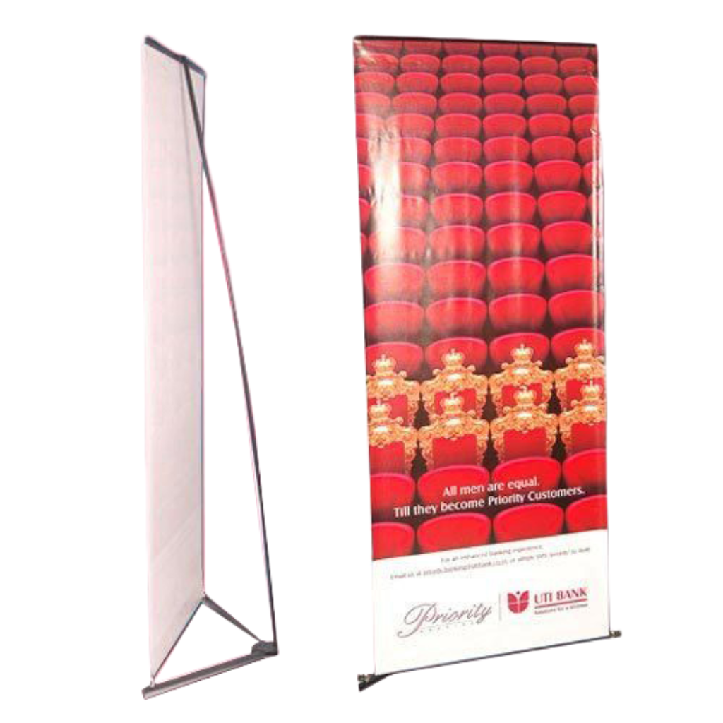 Custom V Banner Stands for Promotions