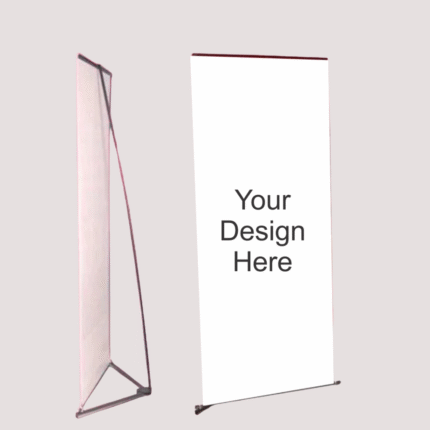 Custom V Banner Stands for Promotions