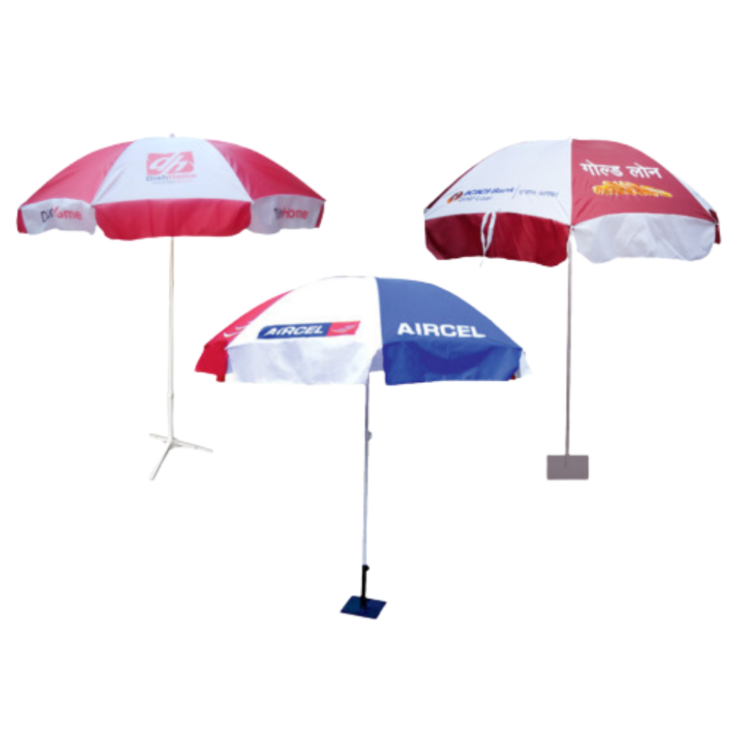 Custom promotional umbrellas